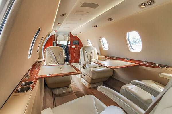 Interior airplane lateral