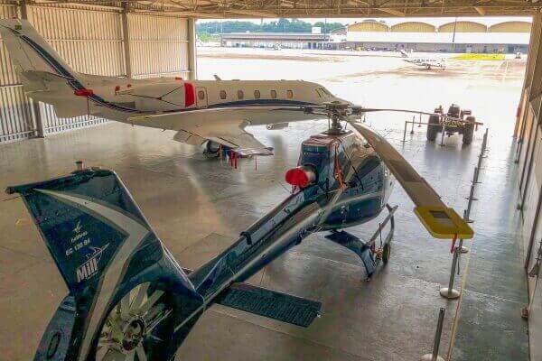 Aircrafts in Hangar
